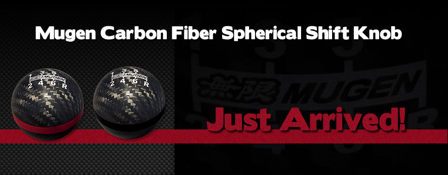 Mugen Carbon Fiber Shift Knobs - 6MT