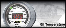 AEM Oil Temp Display Gauge