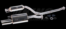 Mugen Cat Back Stainless Steel Exhaust for 8th Gen Civic Si Coupe