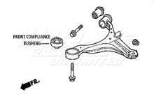 Mugen Front End Hard Bushings - Front Compliance Set - 2 Piece Set