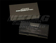 Black Leather Wallet and Credential Case