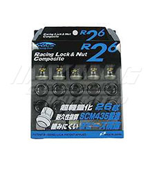 Project Kics R26 Lug Nuts - 16 Lugs Plus 4 Locking Lugs