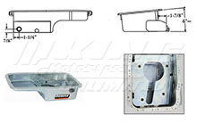 Moroso High Capacity Baffled Steel Oil Pan - B Series
