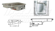 Moroso High Capacity Baffled Aluminum Drag Racing Oil Pan - B Series