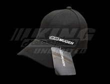 Mugen Cap with Raised Letter Rubberized Stitched-On Logo