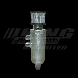 King Motorsports Catch Can/Breather Tank with AN Ports