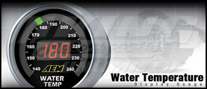 AEM Coolant Temp Display Gauge