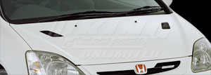 Mugen Aero: Civic EP3 Si 2002-2003 - Aero Hood Kit