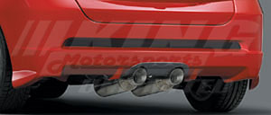 Mugen Fit Professional Aero Set - Rear Aero Bumper for Dual Silencer