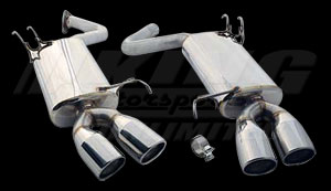 CT Engineering Axle-Back Exhaust System for 09-10 TL & TL SHAWD