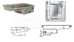 Moroso High Capacity Baffled Aluminum Drag Racing Oil Pan - B Series