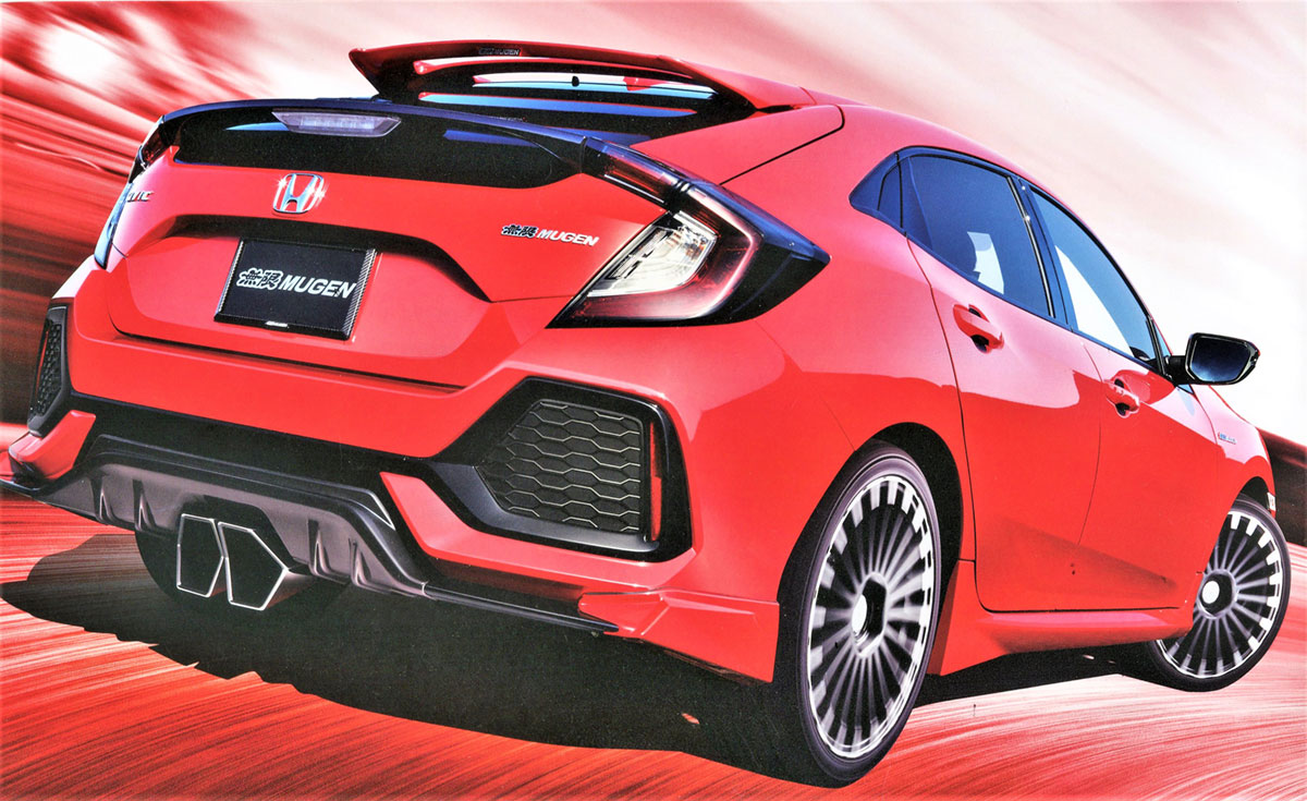 Mugen Rear FK7 Under Spoiler Kit 84111-XNCD-K0S0 - King