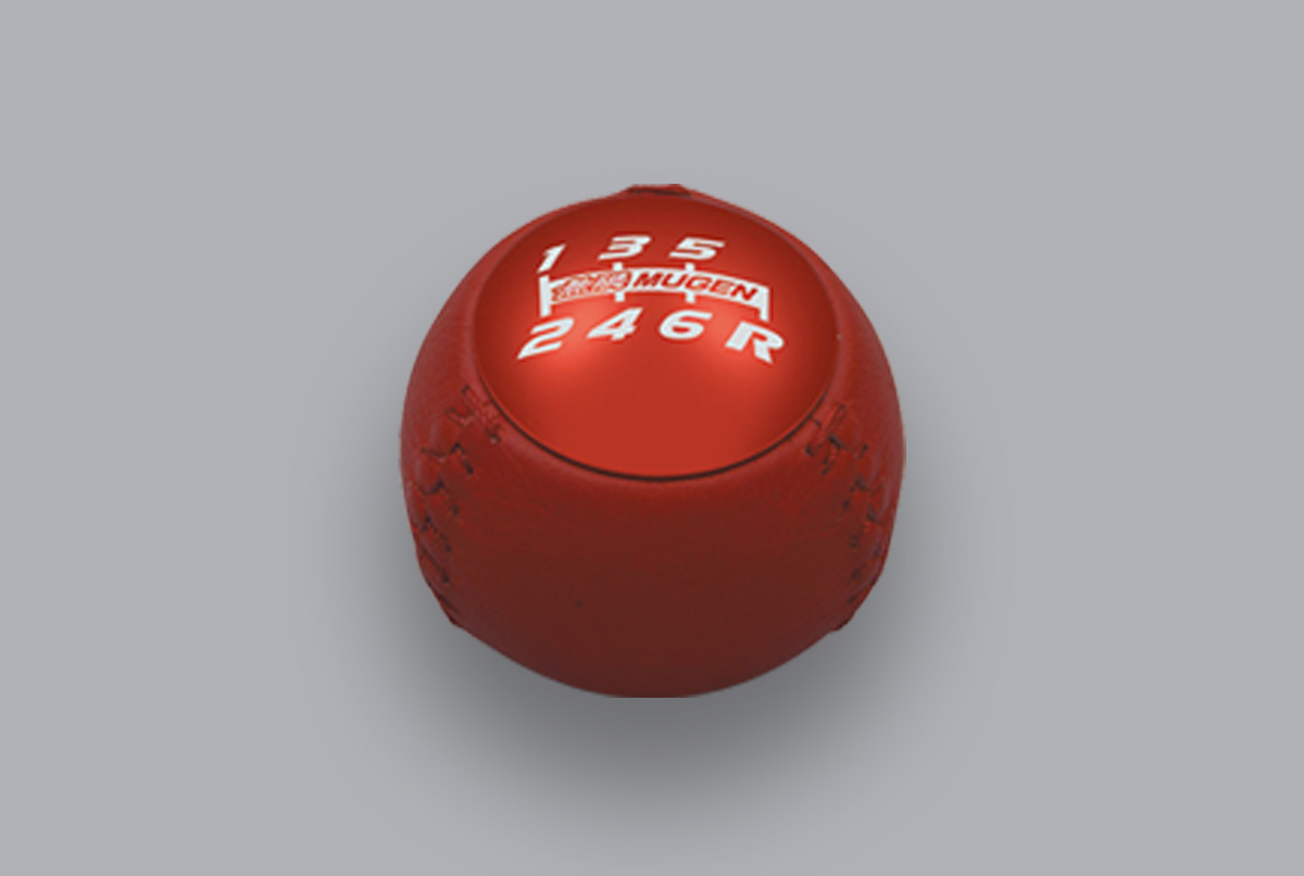 second　ムフェト　S６ MUGEN Hand Stitched Leather 6 Speed Shift Knob 54102-XMEB-K0S0