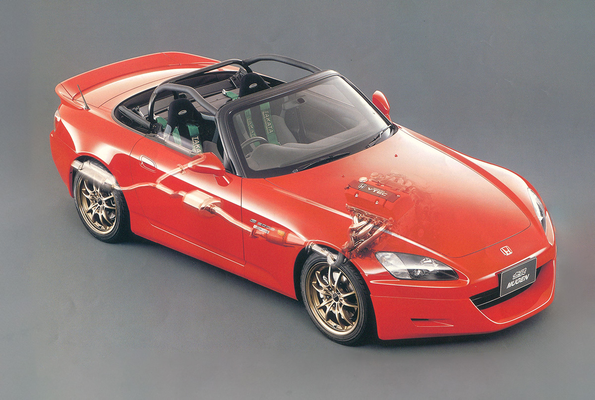 Mugen S2000 Titanium Sports Exhaust System - AP1 18000-XGS