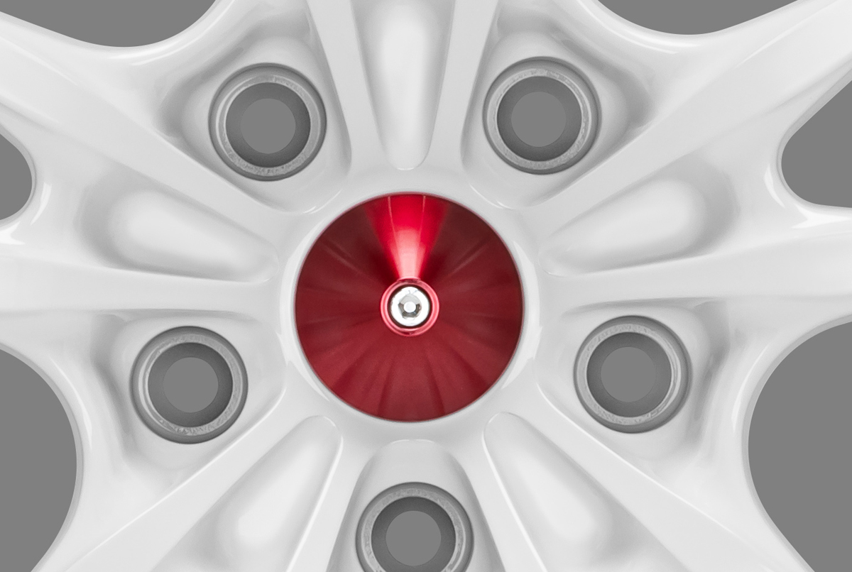 Mugen Red MF10 Center Cap Set 42710MF300S04RED King Motorsports