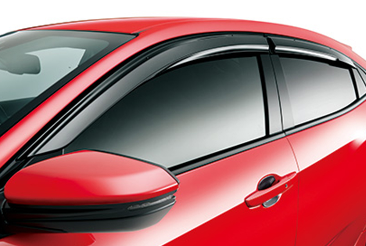 パーツ RU VEZEL MUGEN VENTILATED VISOR Mugen Ventilated Visor Set - 10th Gen FK7 and FK8 Civic Type