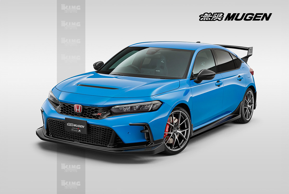 無限　FRONT UNDER SPOILER ブラック シビックタイプR FL5 Mugen FL5 Type R Front Under Lip Spoiler 71110-XNRC-K0S0