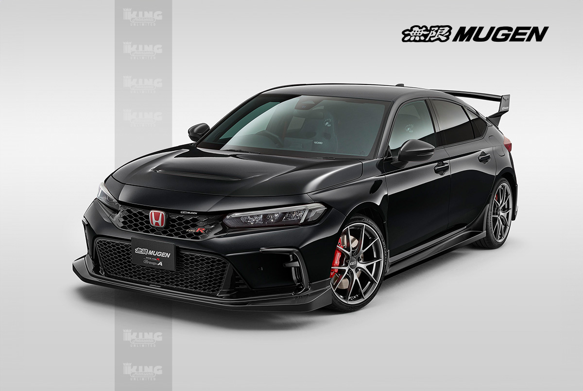 無限　FRONT UNDER SPOILER ブラック シビックタイプR FL5 Mugen FL5 Type R Front Under Lip Spoiler 71110-XNRC-K0S0