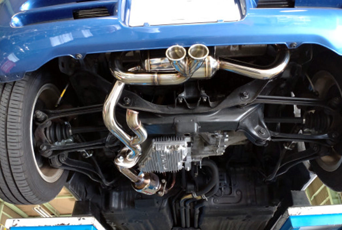 Saclam Beat Siren Circuit Center Twin Tail Exhaust 18000-H05-K100