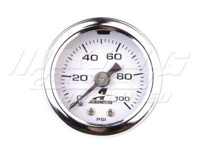 Manometro Meccanico Carburante PAL 0-15 Psi 1 1/2 Pollice Quadrante Bianco 1/8NPT - US