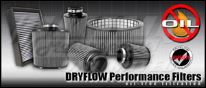 AEM Universal Conical Dryflow Air Filter - 6" SHORT NECK Inlet, 8" Element