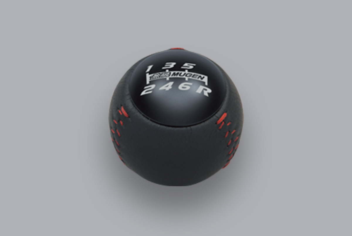 MUGEN Hand Stitched Leather 6 Speed Shift Knob 54102-XMEB-K0S0
