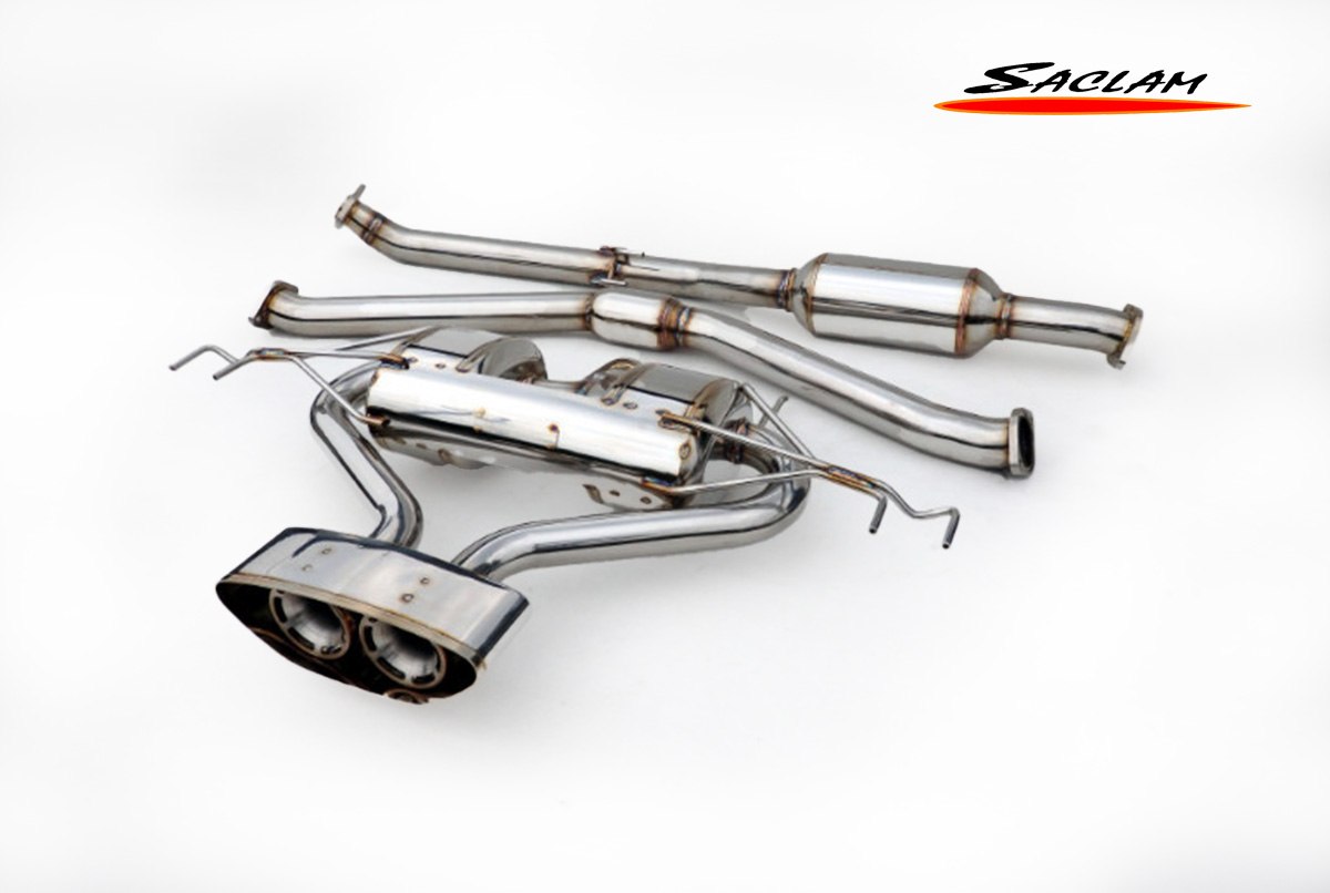 Saclam FK8 Civic Type R Silencer Exhaust System installed on a Honda Civic Type R.